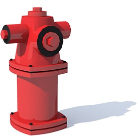 Fire hidrant 3D Object | FREE Artlantis Objects Download